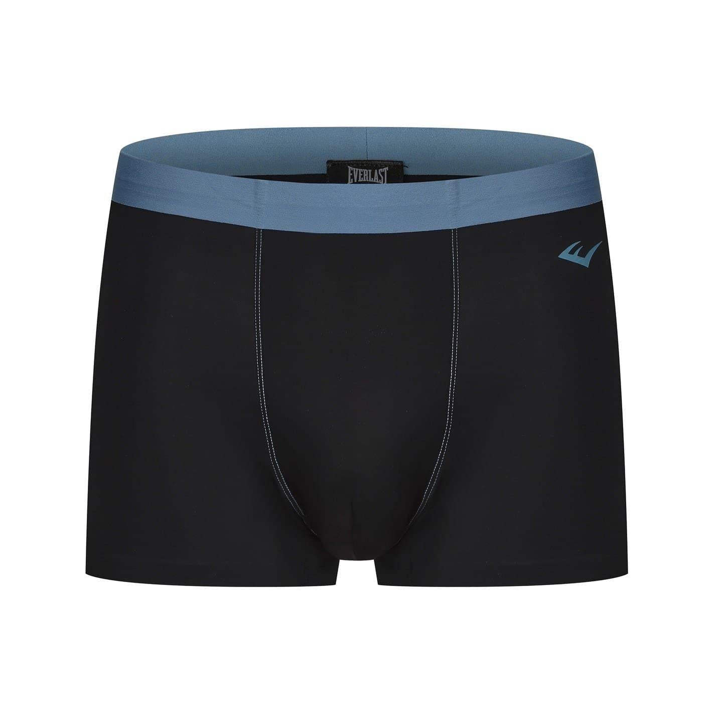 Black-Grey - Lifestyle - Everlast Mens Boxer Shorts (Pack of 3)