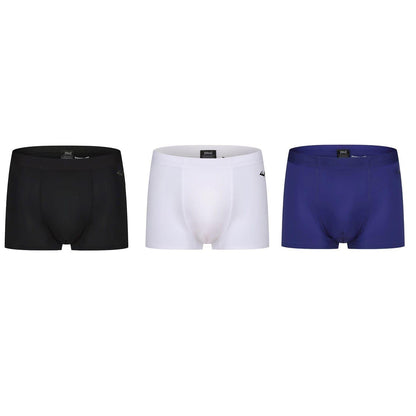 Black-White-Royal Blue - Back - Everlast Mens Boxer Shorts (Pack of 3)