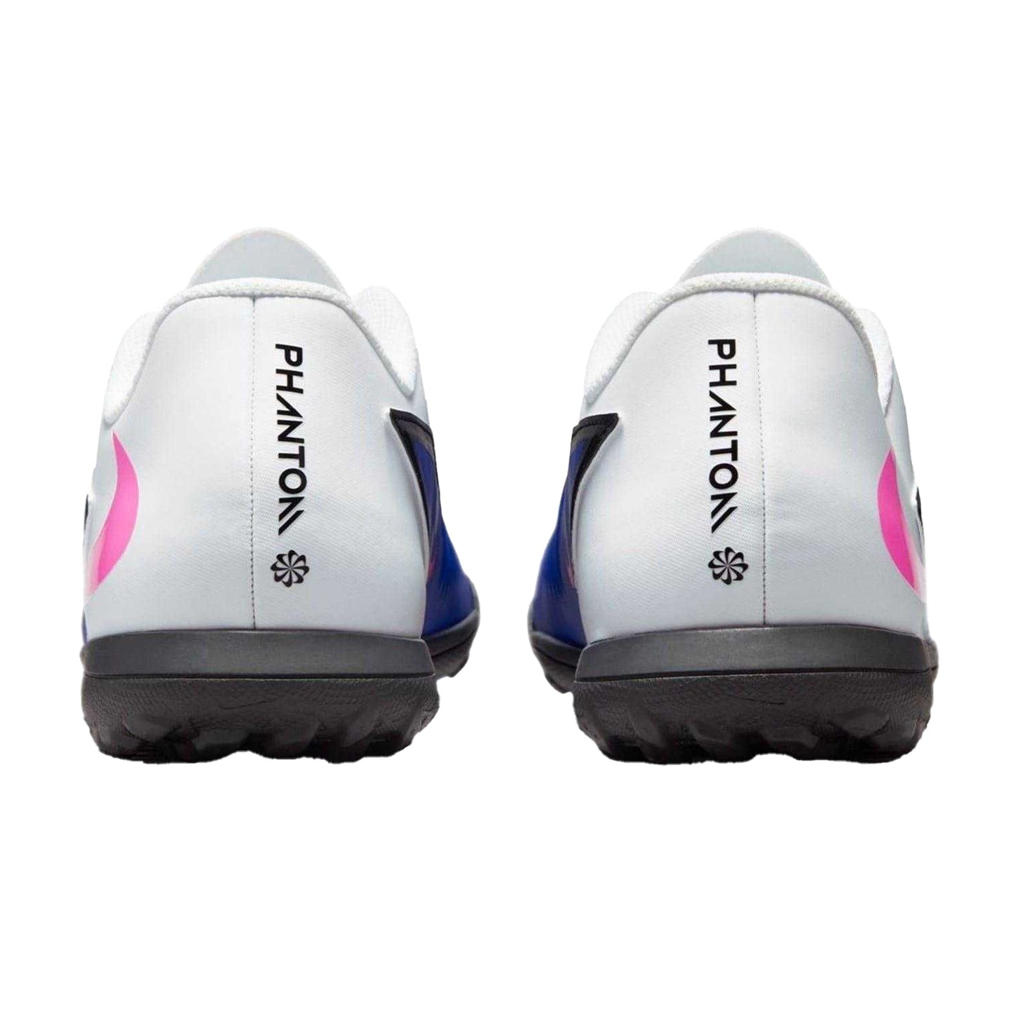 Blue-White-Pink - Back - Nike Unisex Adult Phantom 6 Flat Football Boots
