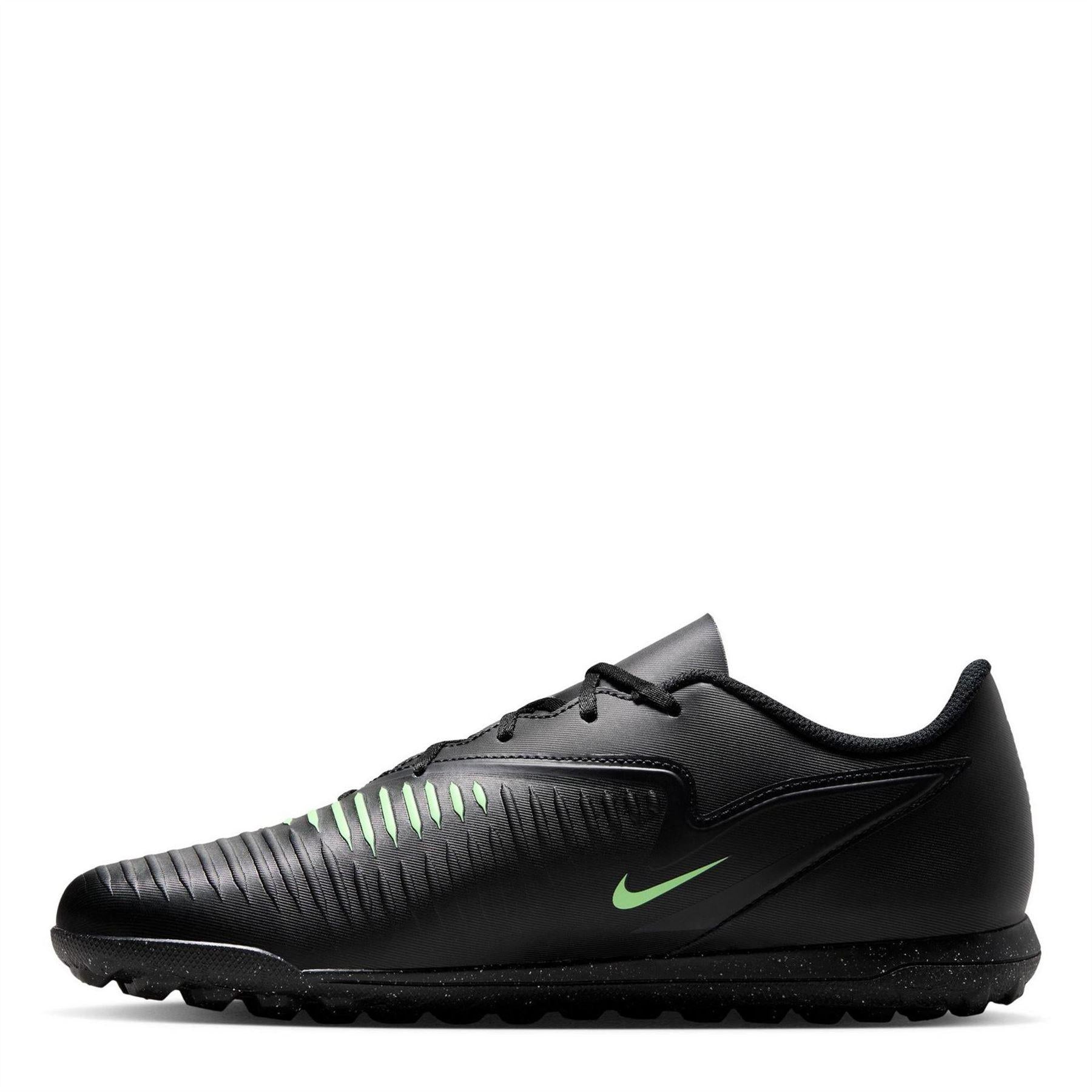 Black-Green - Side - Nike Unisex Adult Phantom 6 Flat Football Boots