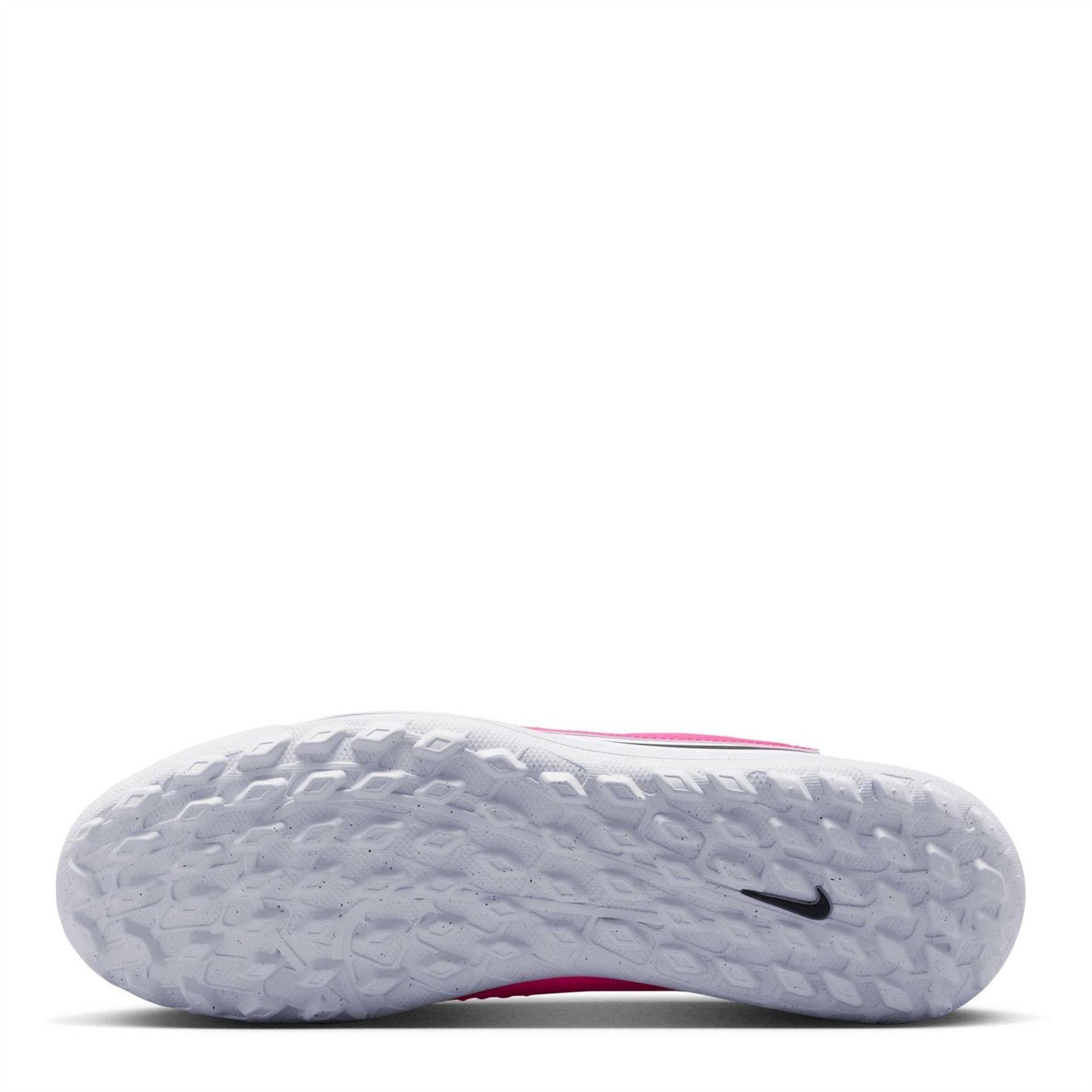 White-Pink - Side - Nike Unisex Adult Phantom 6 Flat Football Boots