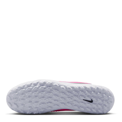 White-Pink - Side - Nike Unisex Adult Phantom 6 Flat Football Boots