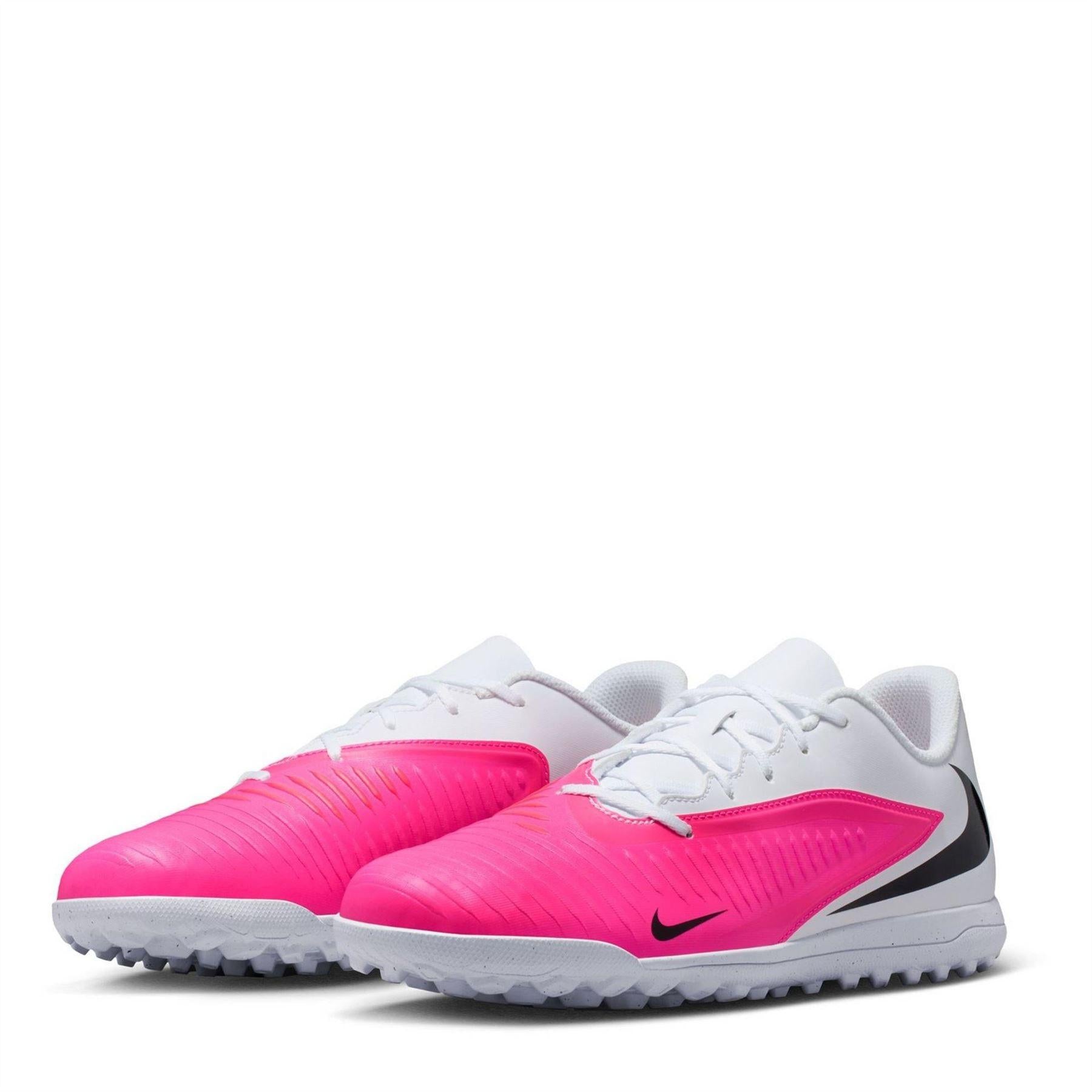 White-Pink - Lifestyle - Nike Unisex Adult Phantom 6 Flat Football Boots