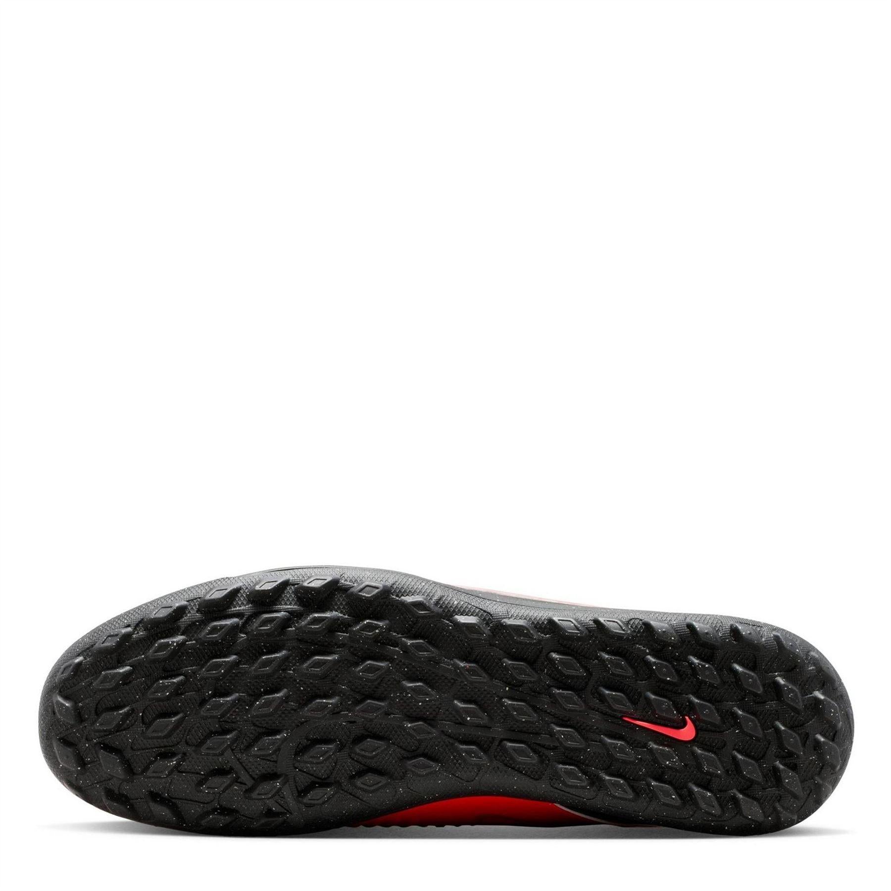Red-Black - Side - Nike Unisex Adult Phantom 6 Flat Football Boots