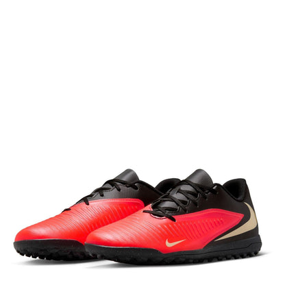 Red-Black - Lifestyle - Nike Unisex Adult Phantom 6 Flat Football Boots