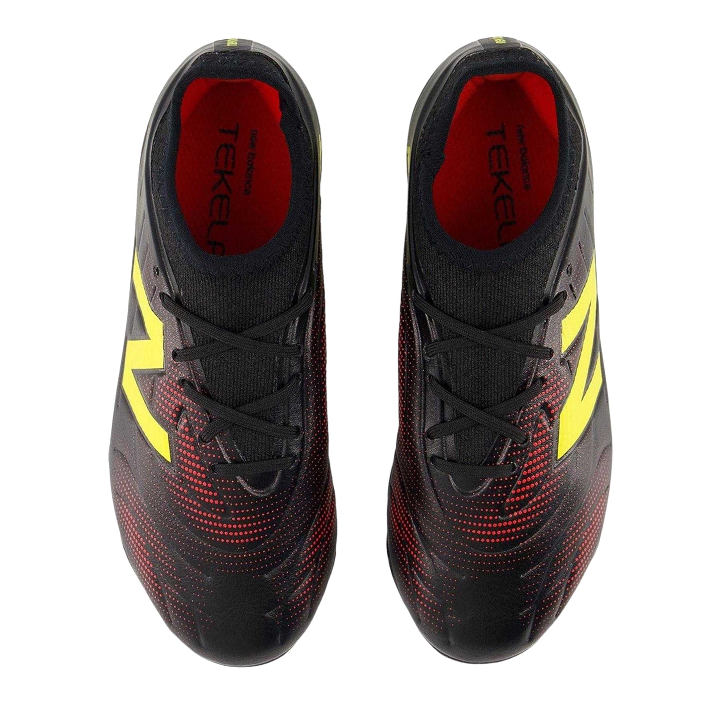 Black-Yellow - Lifestyle - New Balance Childrens-Kids Tekela Firm Ground Football Boots