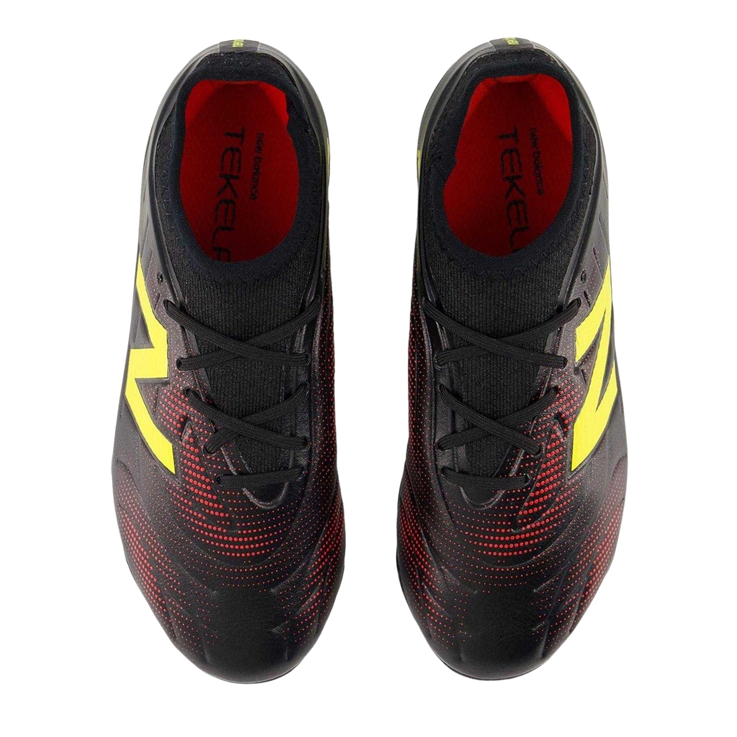 Black-Yellow - Lifestyle - New Balance Childrens-Kids Tekela Firm Ground Football Boots