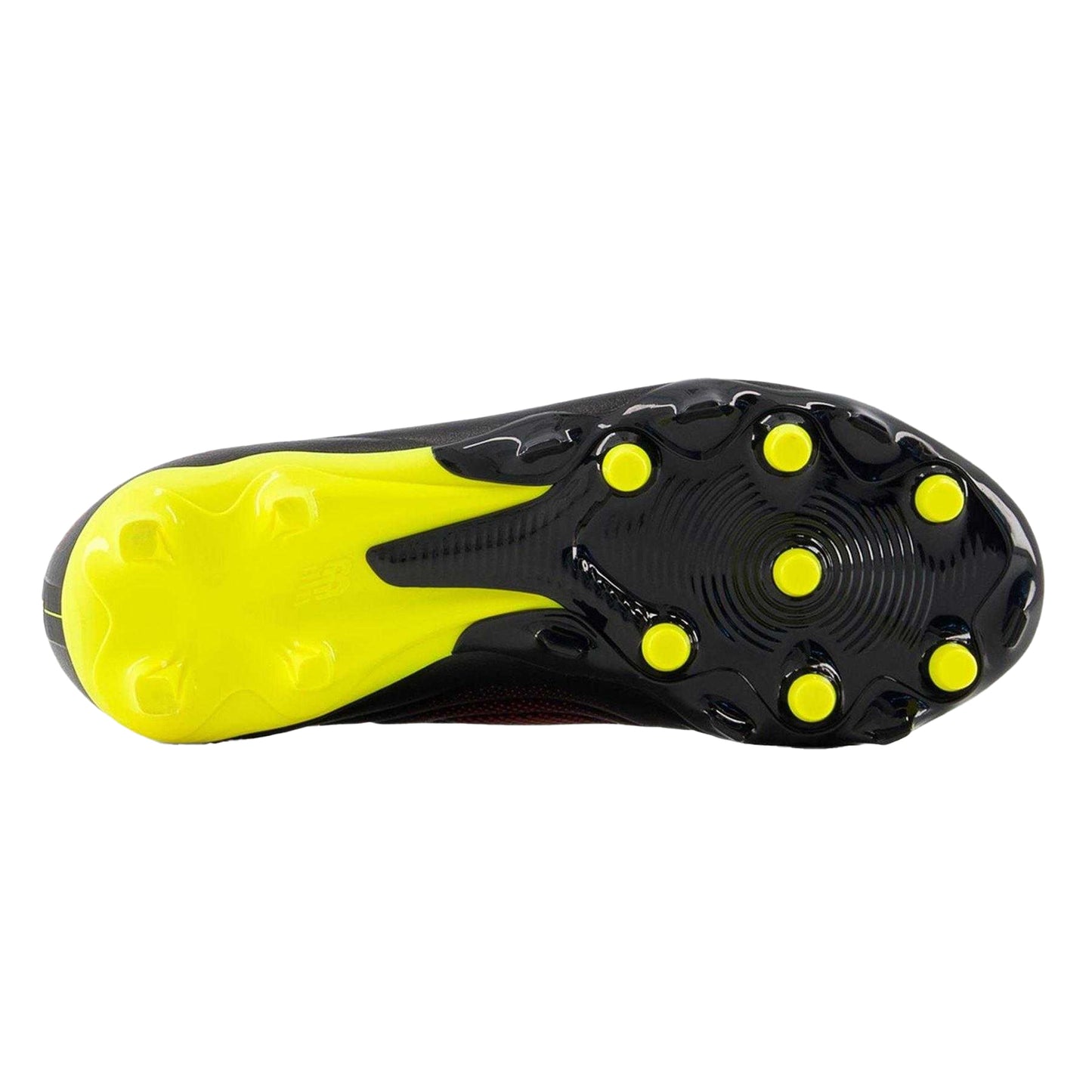 Black-Yellow - Pack Shot - New Balance Childrens-Kids Tekela Firm Ground Football Boots