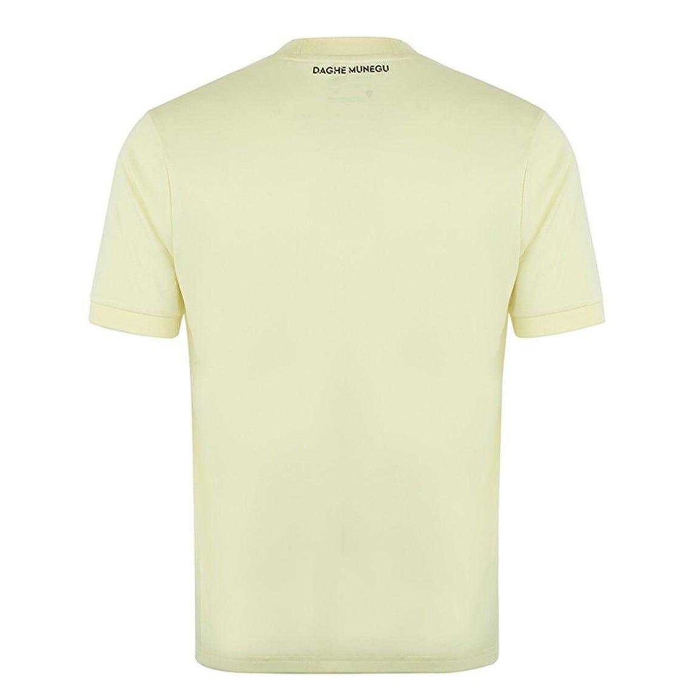 Yellow - Back - Mizuno Unisex Adult 25-26 AS Monaco Football Shirt