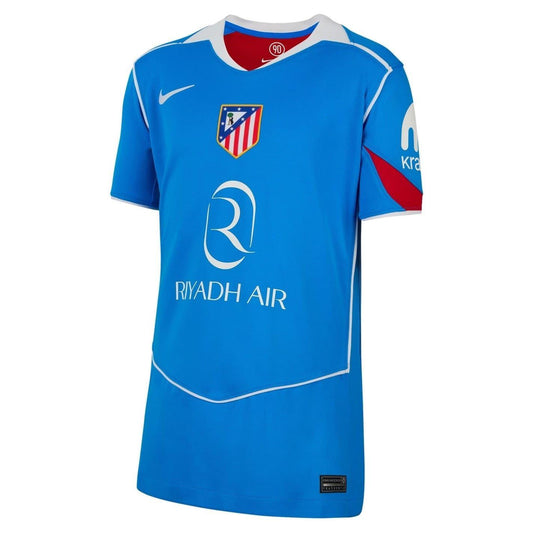 Blue-Red - Front - Nike Childrens-Kids 2025-2026 Real Madrid CF Football Jersey