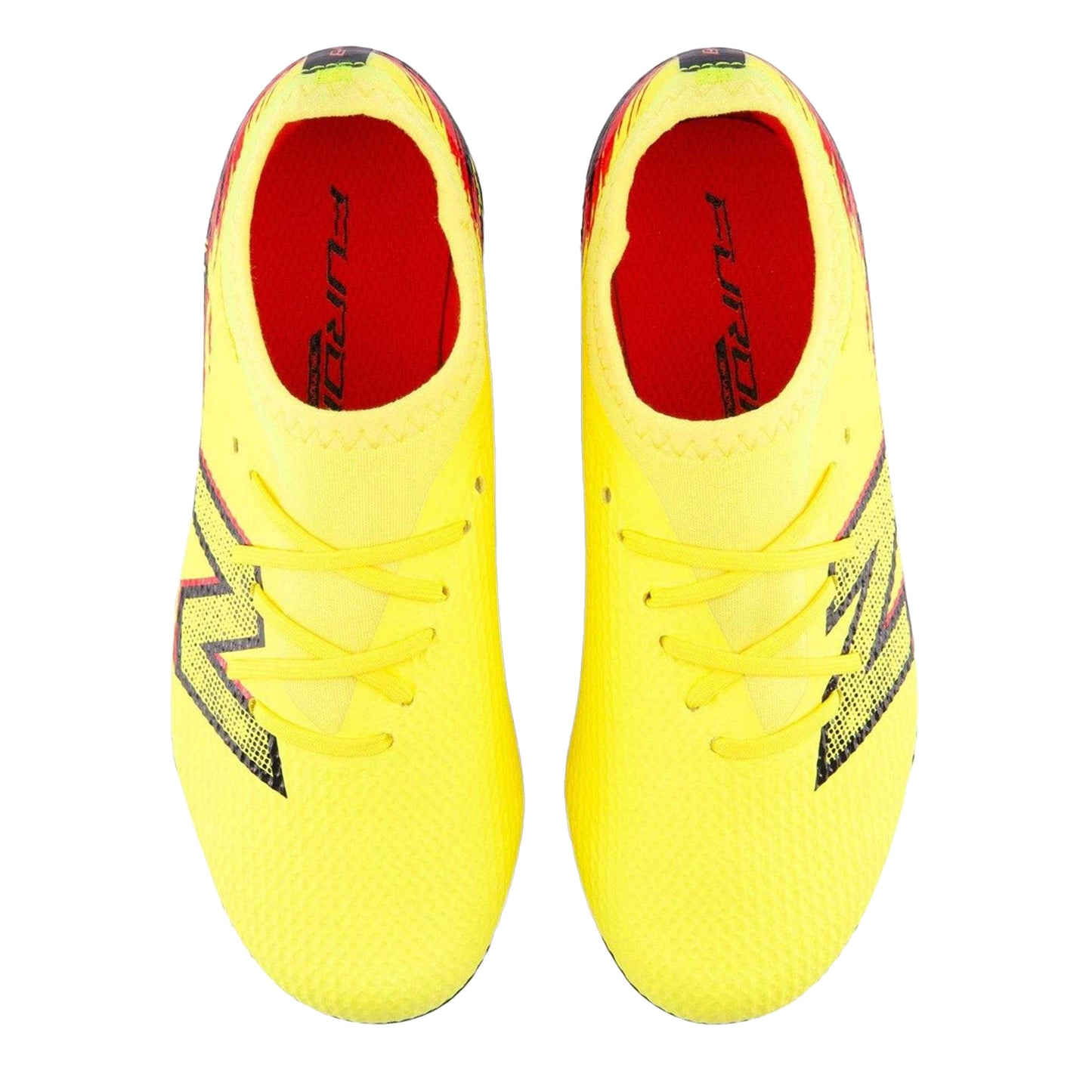 Yellow-Black - Lifestyle - New Balance Childrens-Kids Furon 3 Firm Ground Football Boots