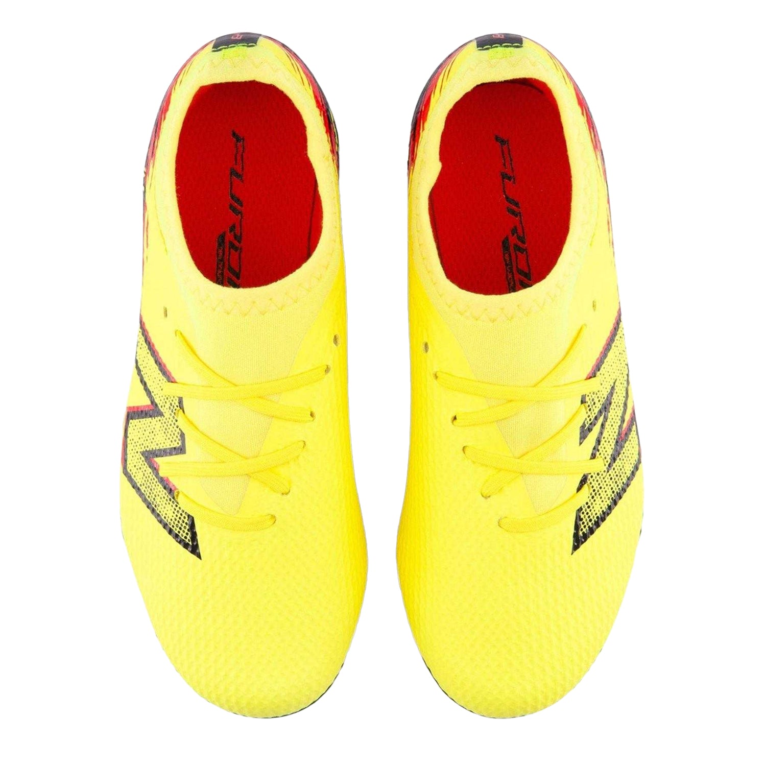 Yellow-Black - Lifestyle - New Balance Childrens-Kids Furon 3 Firm Ground Football Boots