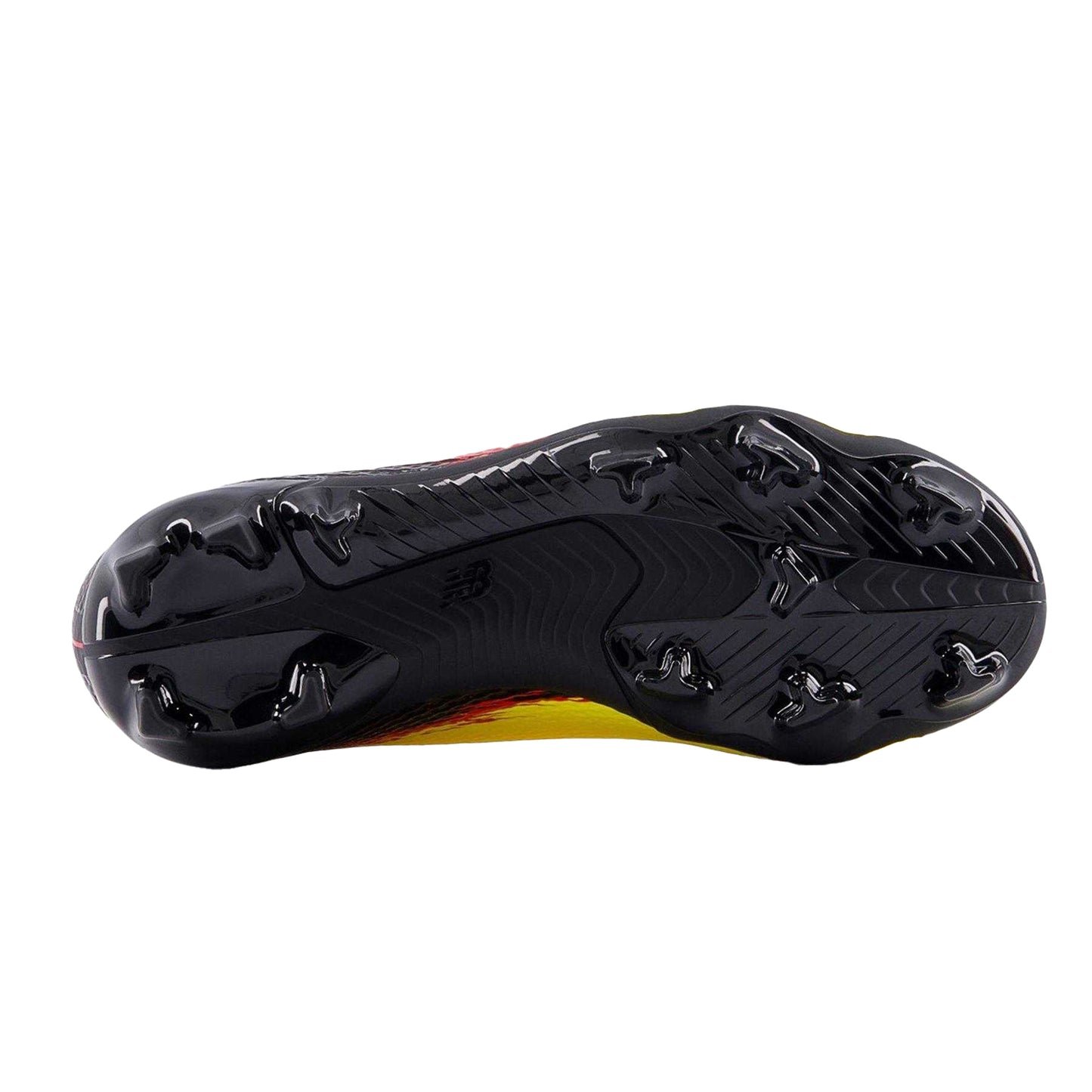Yellow-Black - Pack Shot - New Balance Childrens-Kids Furon 3 Firm Ground Football Boots