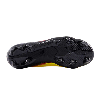 Yellow-Black - Pack Shot - New Balance Childrens-Kids Furon 3 Firm Ground Football Boots