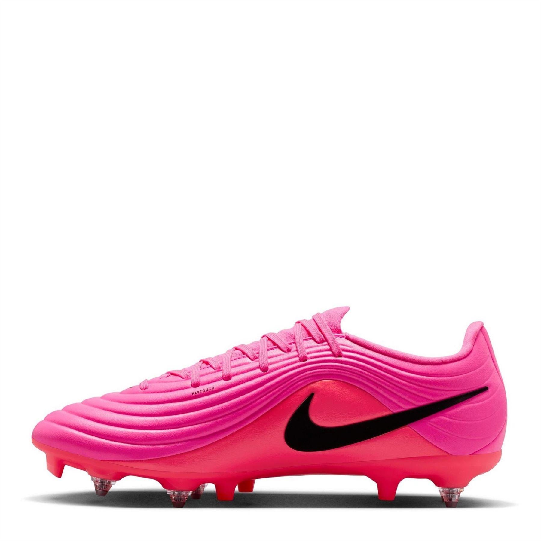 Pink - Back - Nike Unisex Adult Tiempo Academy Soft Ground Football Boots