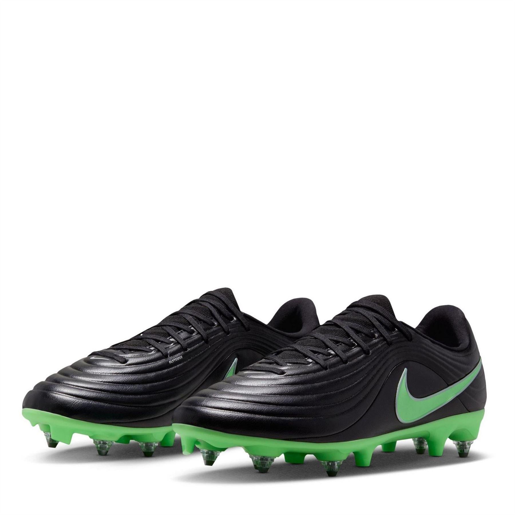 Black-Green - Lifestyle - Nike Unisex Adult Tiempo Academy Soft Ground Football Boots