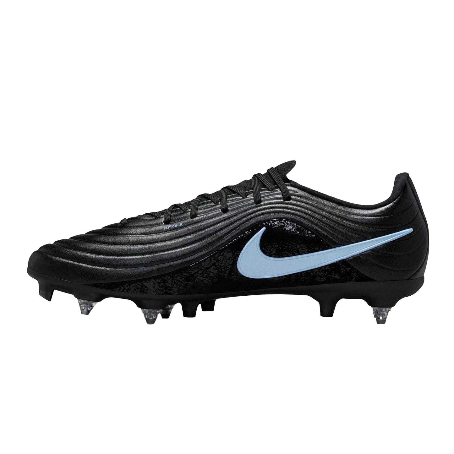 Black-Blue - Side - Nike Unisex Adult Tiempo Academy Soft Ground Football Boots
