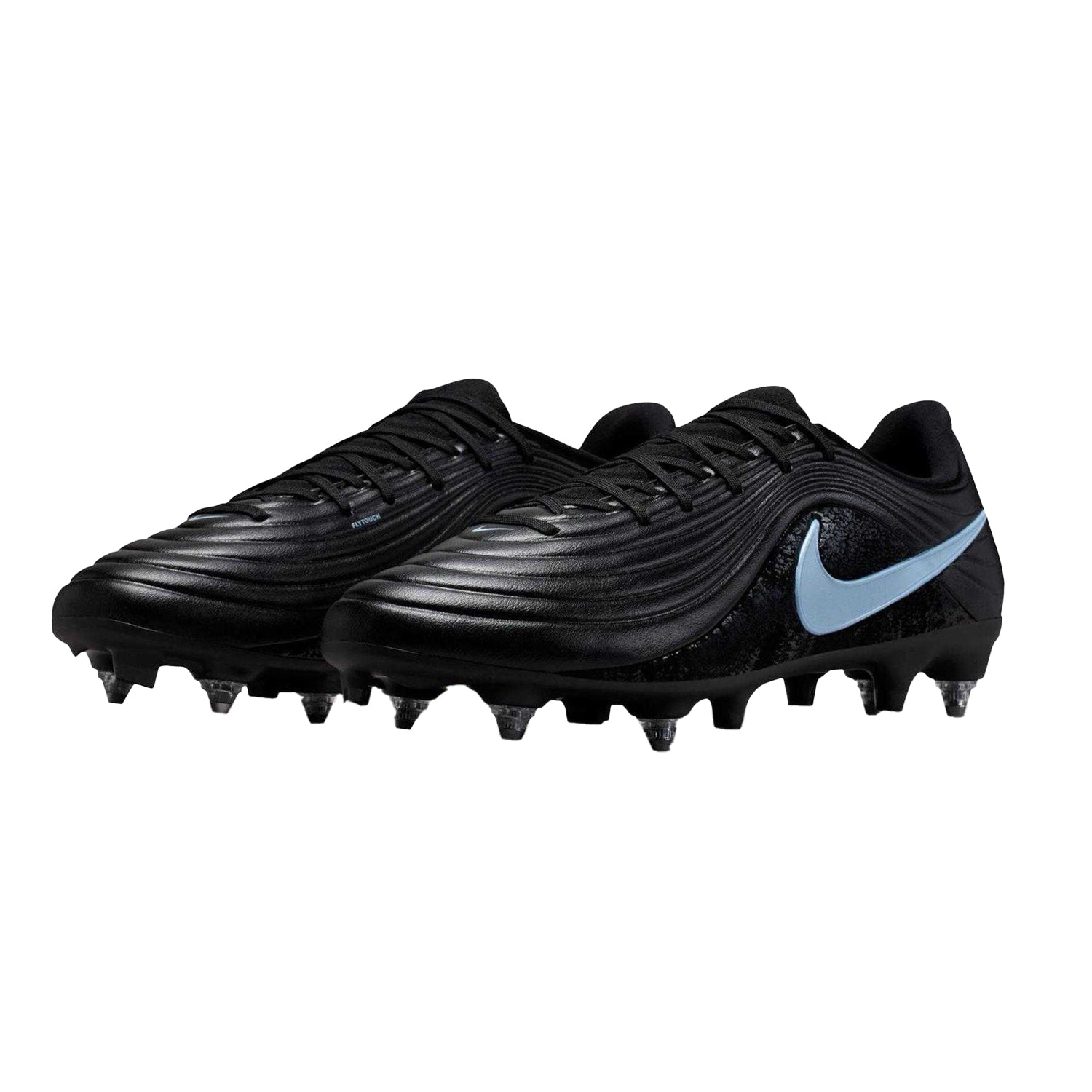 Black-Blue - Pack Shot - Nike Unisex Adult Tiempo Academy Soft Ground Football Boots