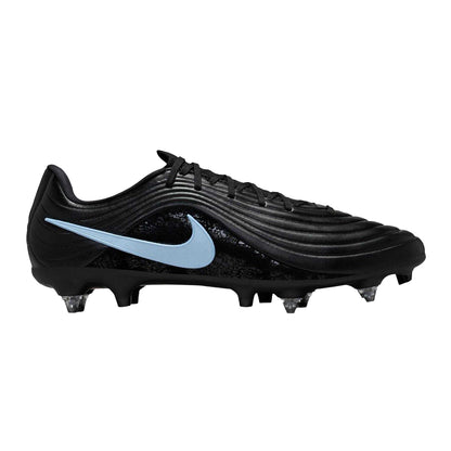 Black-Blue - Front - Nike Unisex Adult Tiempo Academy Soft Ground Football Boots