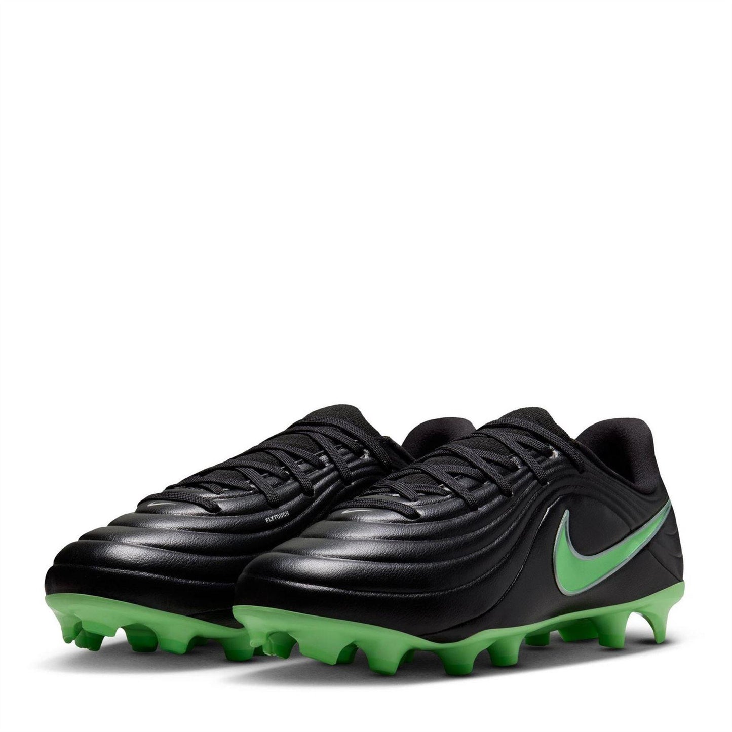 Black-Green - Lifestyle - Nike Childrens-Kids Tiempo Firm Ground Football Boots