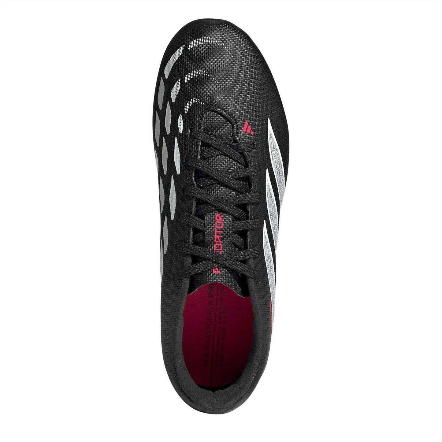 Black-Red - Lifestyle - Predator Boys Firm Ground Football Boots