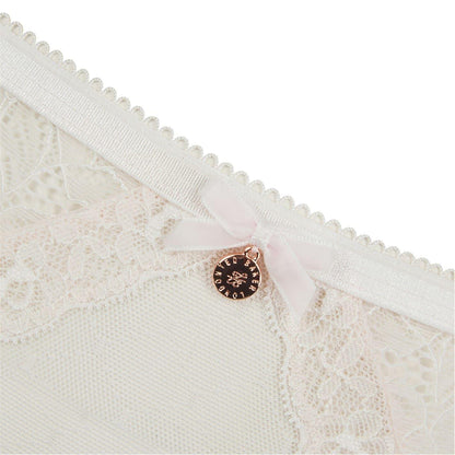 Pink - Back - Ted Baker Womens-Ladies Etta Floral Pattern Lace Thong