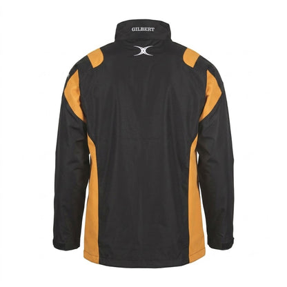 Black-Amber - Back - Gilbert Mens Revolution Half Zip Jacket