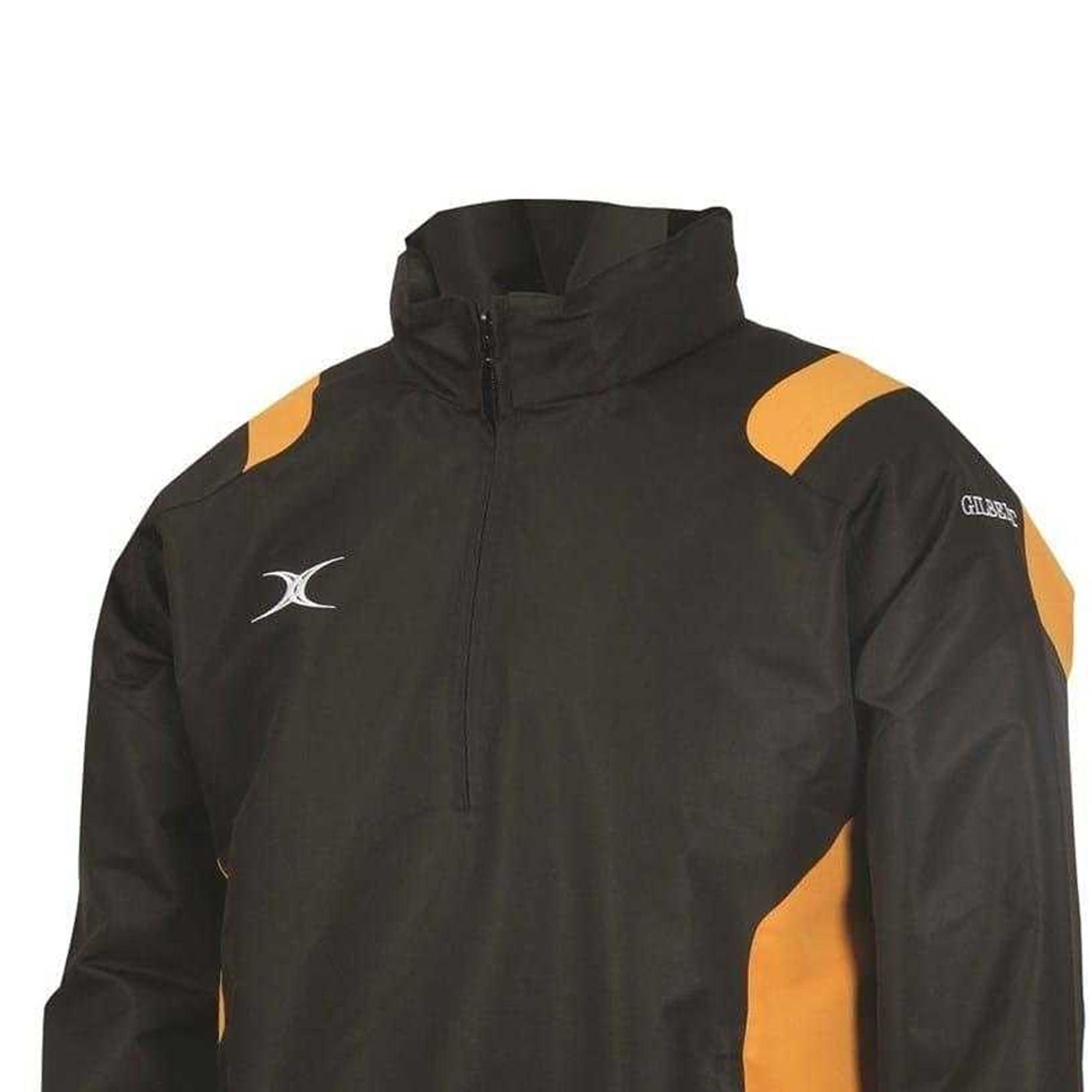 Black-Amber - Side - Gilbert Mens Revolution Half Zip Jacket