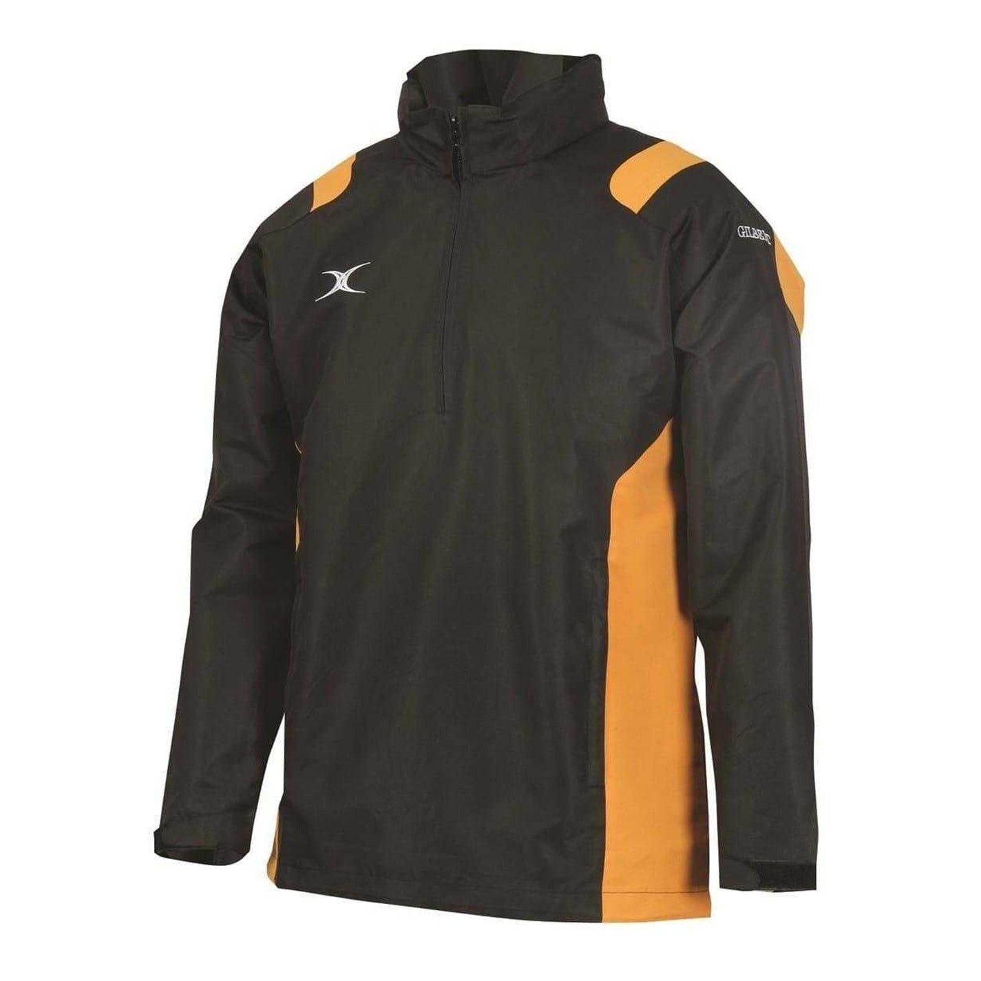 Black-Amber - Front - Gilbert Mens Revolution Half Zip Jacket