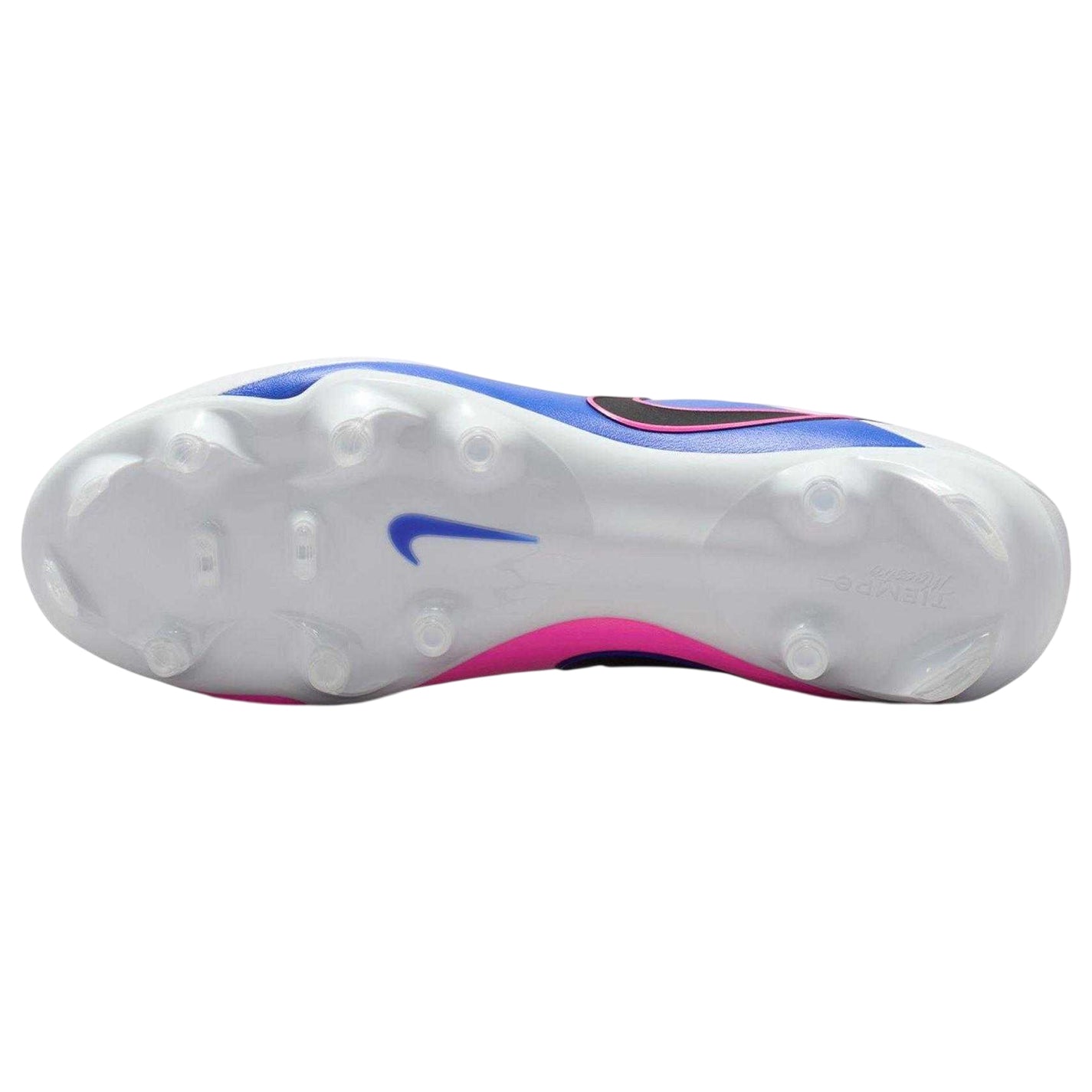 Blue-White-Pink - Side - Nike Mens Tiempo Academy Firm Ground Football Boots