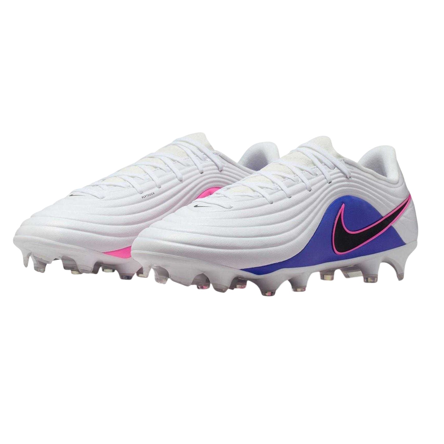 Blue-White-Pink - Pack Shot - Nike Mens Tiempo Academy Firm Ground Football Boots