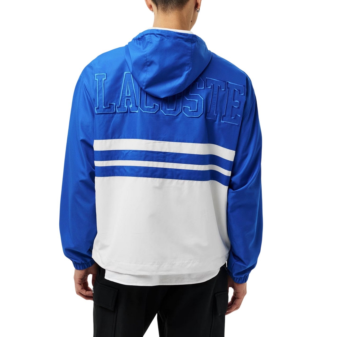 Blue-White - Lifestyle - Lacoste Mens Logo Track Top