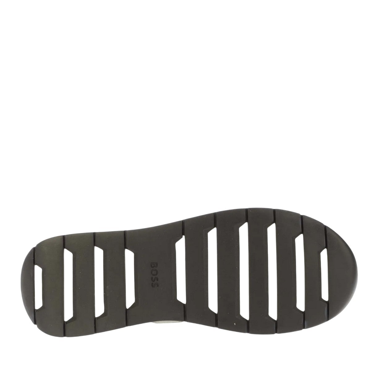 Olive Green - Side - Boss Mens Titanium Suede Panel Running Trainers