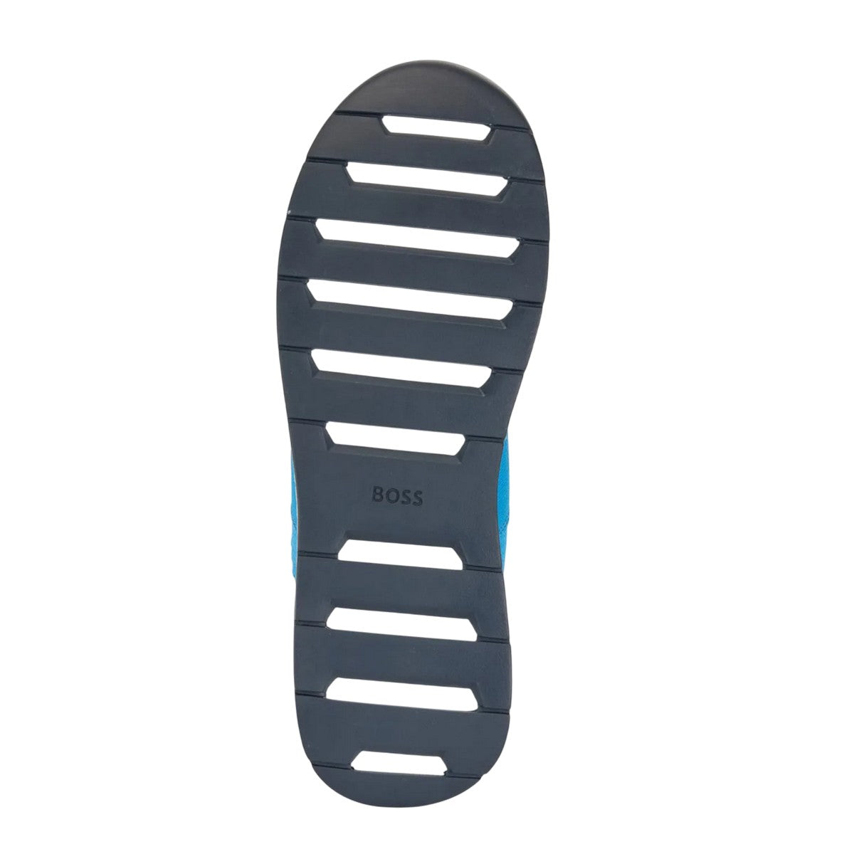 Cobalt Blue - Back - Boss Mens Titanium Suede Panel Running Trainers