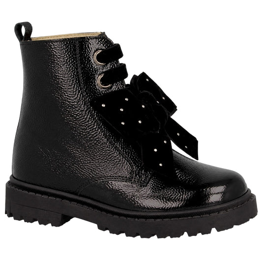 Black - Front - Andanines Girls Ankle Boots
