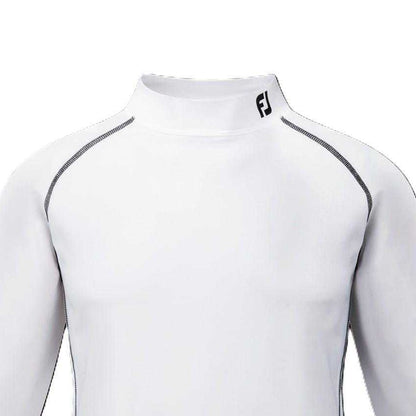 White - Side - FootJoy Mens Thermal Base Layer Top