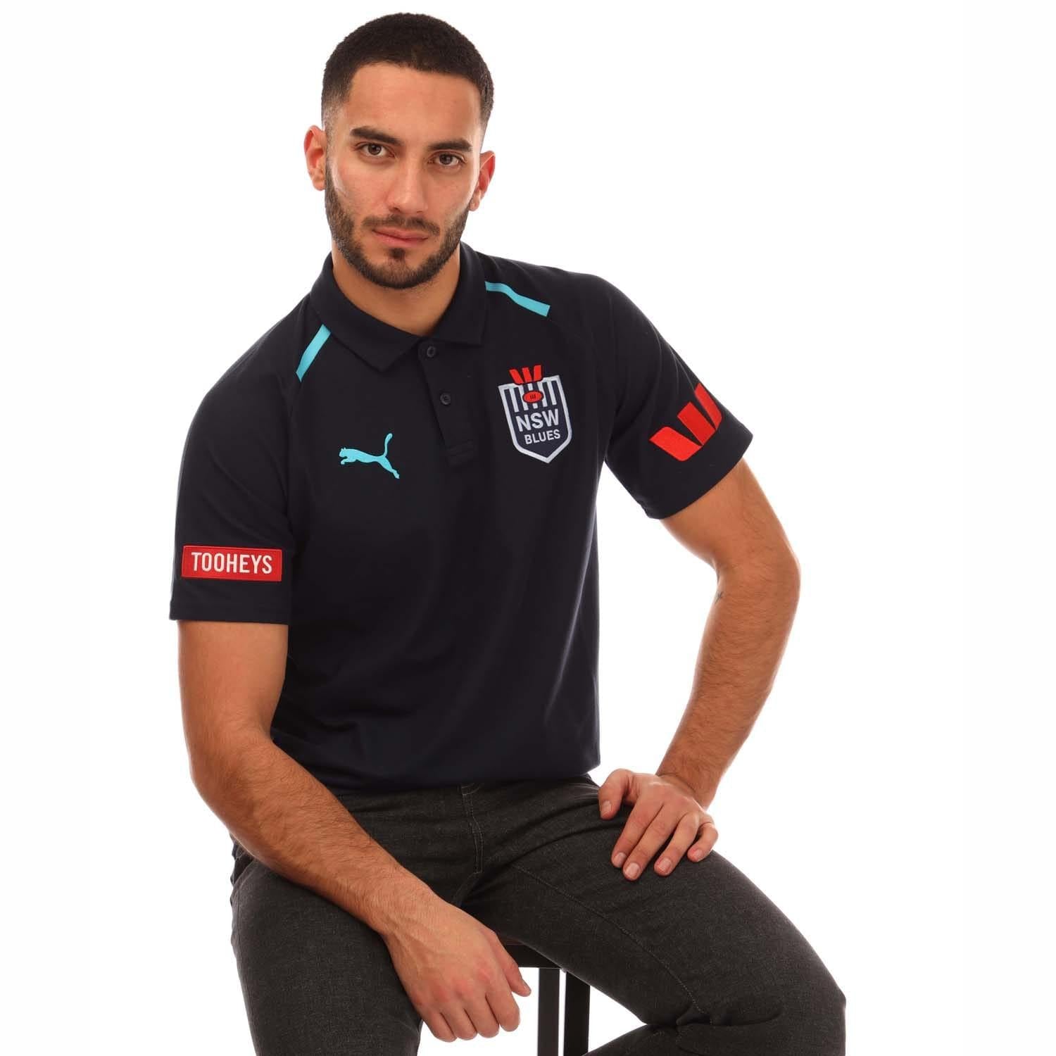 Blue - Lifestyle - Puma Mens NSW Blues Polo Shirt