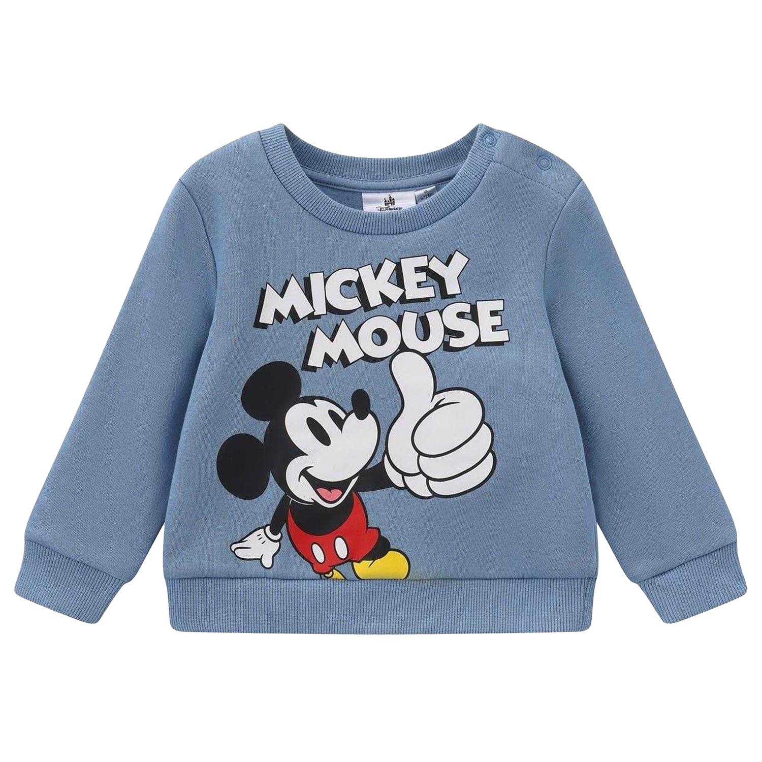 Blue - Lifestyle - Disney Baby Mickey Mouse Cotton Blend Hoodie And Joggers Set