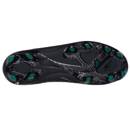Black-Silver - Back - Skechers Unisex Adult Firm Ground Football Boots
