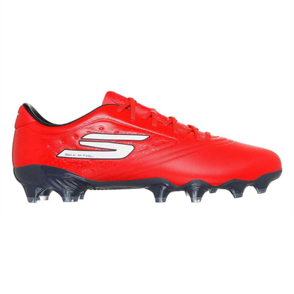 Red-Black - Front - Skechers Unisex Adult Firm Ground Football Boots
