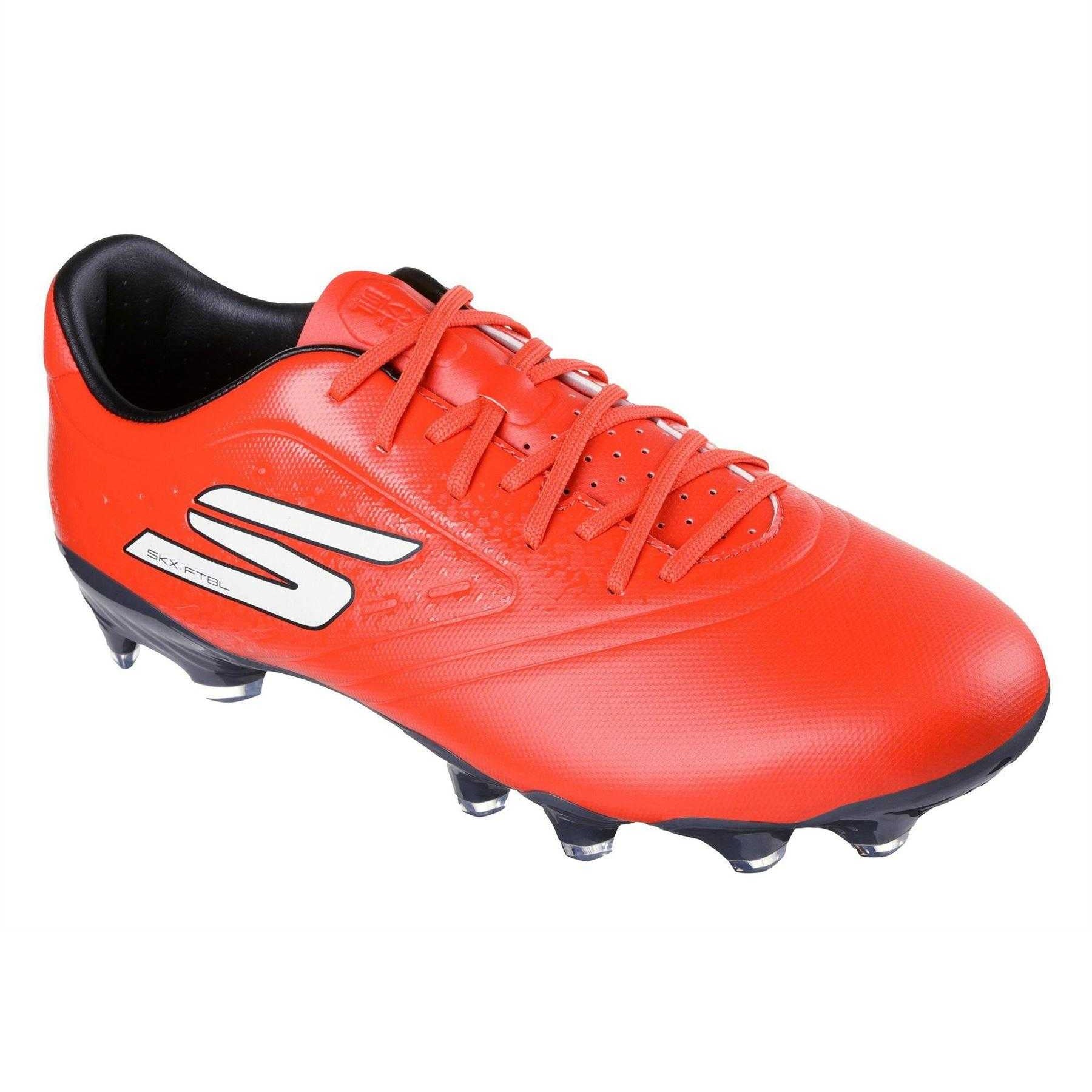 Red-Black - Pack Shot - Skechers Unisex Adult Firm Ground Football Boots