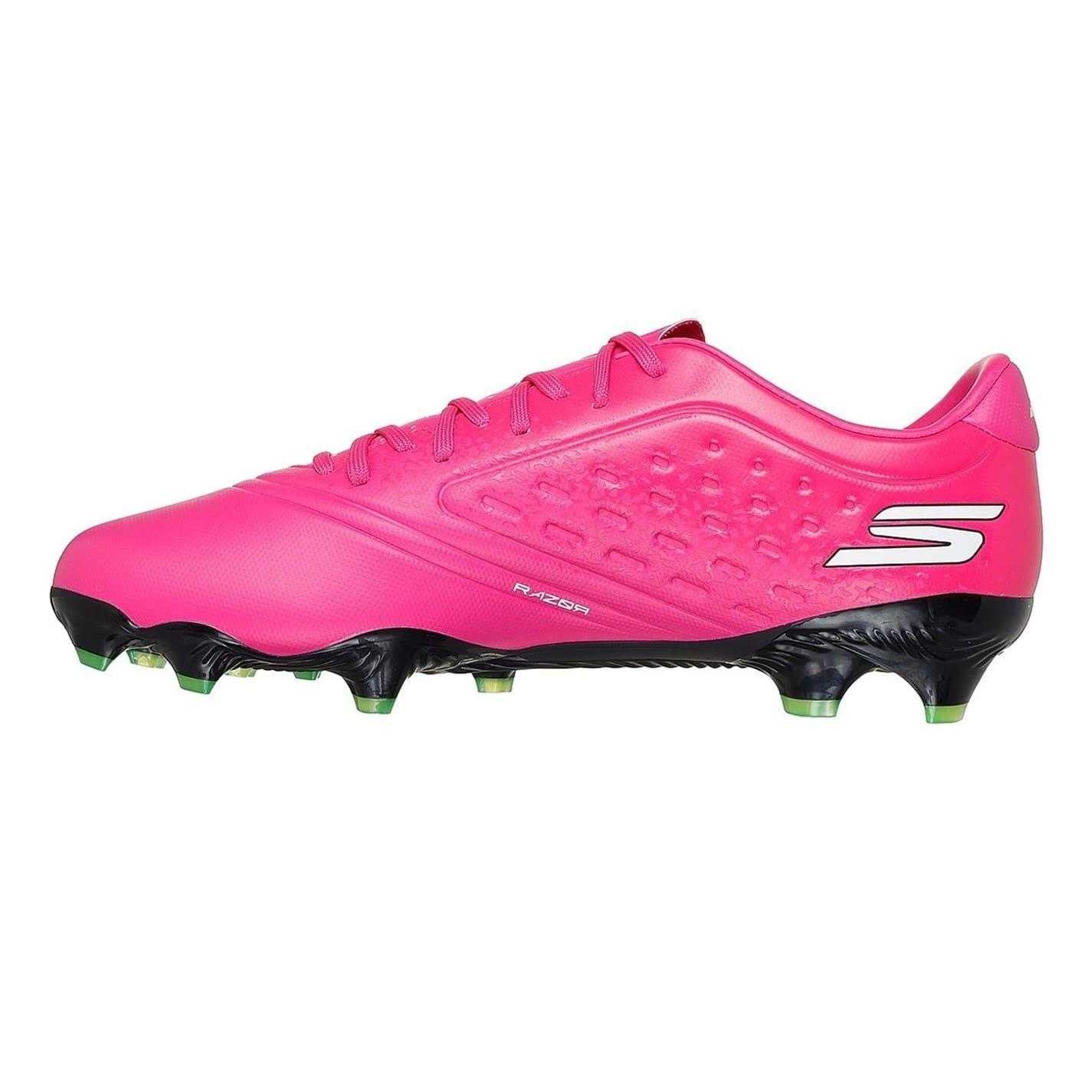 Pink-Black - Side - Skechers Unisex Adult Firm Ground Football Boots