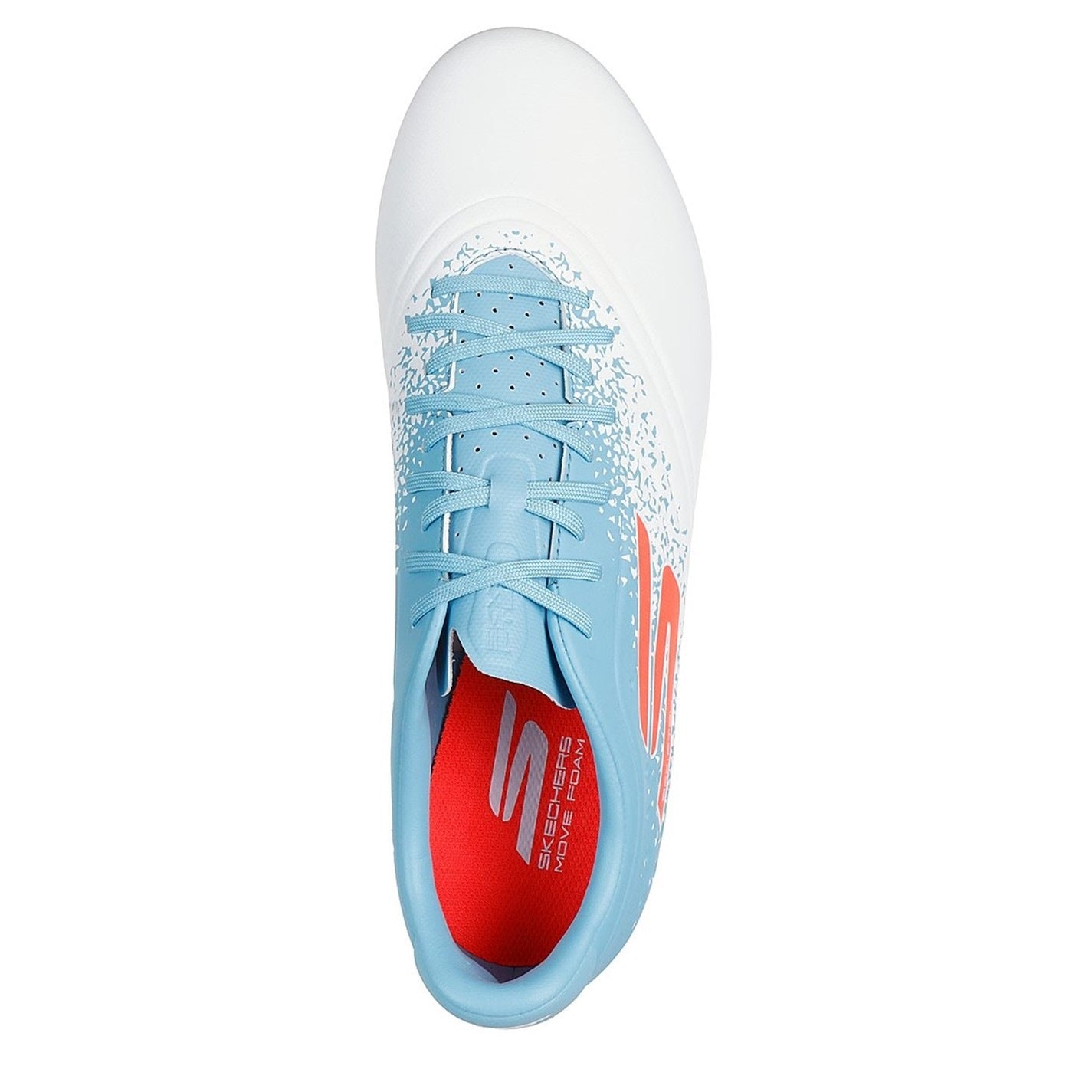 White-Blue - Lifestyle - Skechers Unisex Adult Firm Ground Football Boots