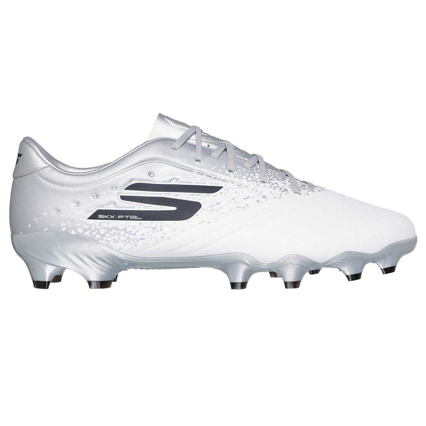 White - Front - Skechers Unisex Adult Firm Ground Football Boots