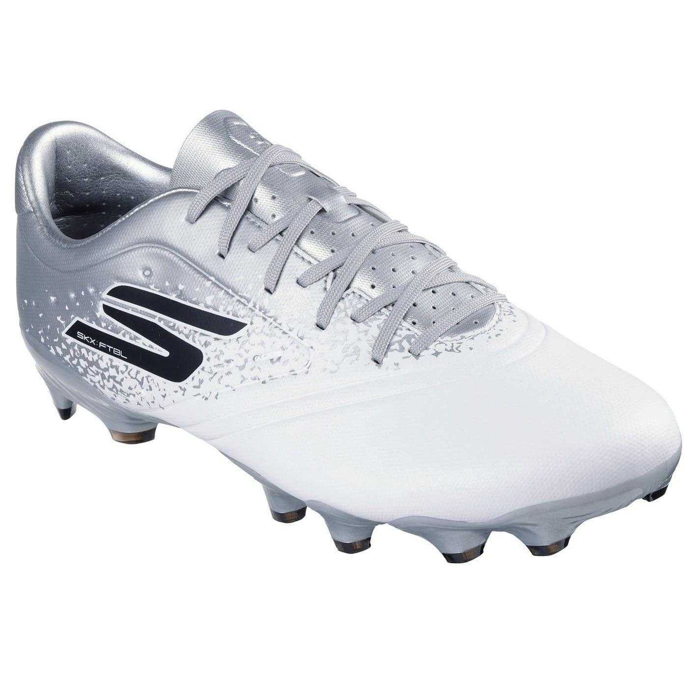White - Pack Shot - Skechers Unisex Adult Firm Ground Football Boots