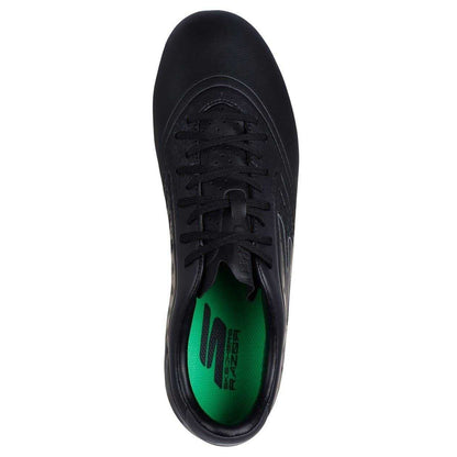 Black-Silver - Lifestyle - Skechers Unisex Adult Firm Ground Football Boots
