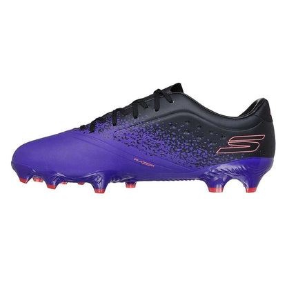 Purple-Black - Side - Skechers Unisex Adult Firm Ground Football Boots