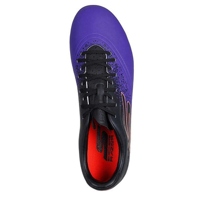 Purple-Black - Lifestyle - Skechers Unisex Adult Firm Ground Football Boots