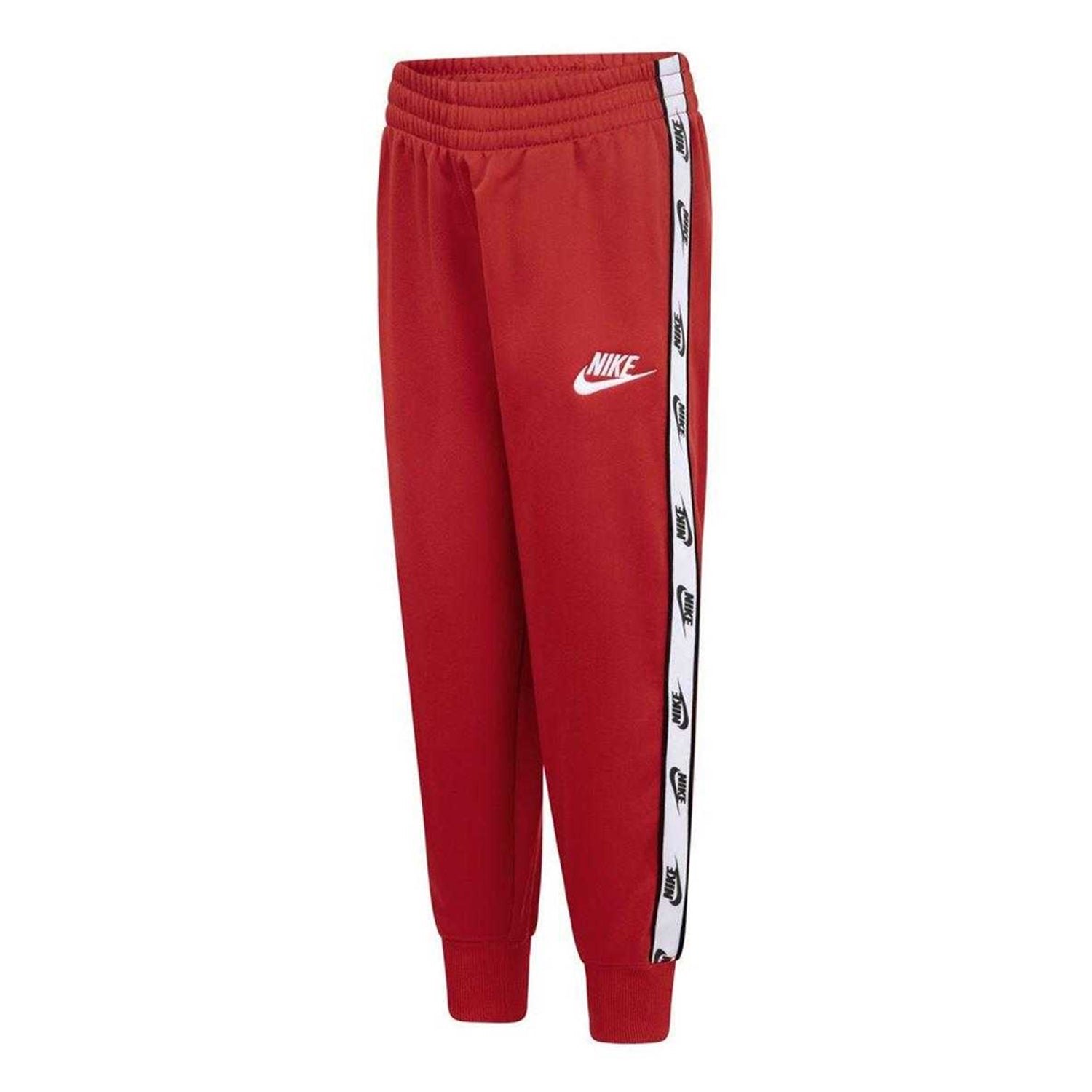 Red - Lifestyle - Nike Childrens-Kids Branded Tape Tracksuit Set