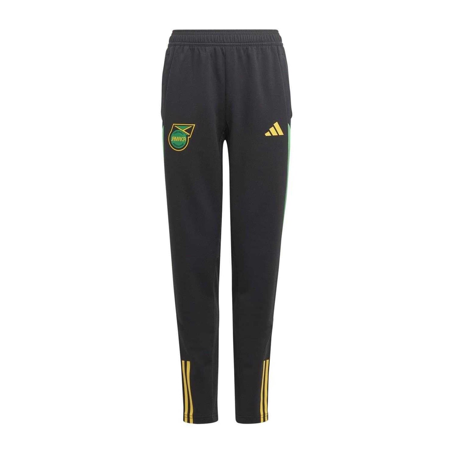 Black - Front - Adidas Childrens-Kids Tiro 23 Jamaica Training Tracksuit Bottoms